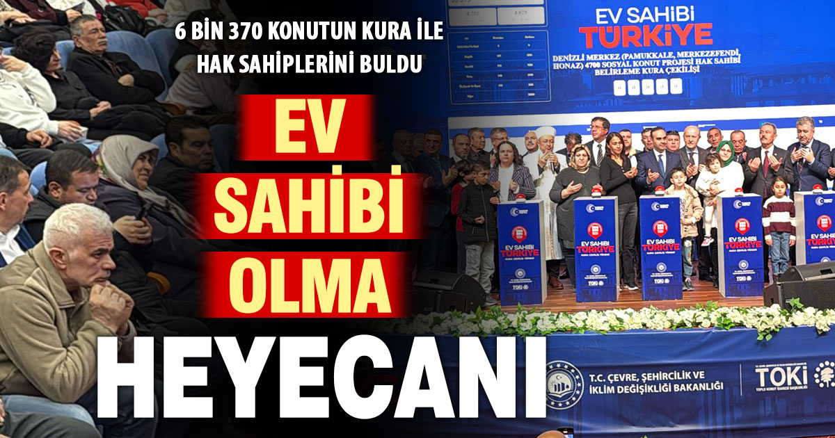 6 bin 370 konutun TOKİ konutunun kurası yapıldı | TurkArama Motoru | Sağlık ve Günlük Yaşam için Pratik Bilgiler